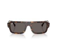 Ray-Ban Rb4454 Lukas Lunettes de soleil rectangulaires, Havana/Gris foncé, 53 mm