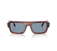 Ray - Ban Unisex RB4454 LUKAS 139856 Lunettes de soleil Acétate Marron Bleu Carré Normale