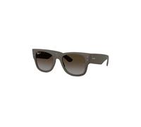 Ray - Ban Unisex Ray - Ban RB4840S 6124T5 Lunettes de soleil Jeter un coup d'œil Marron Marron Carré Polarisé Ombré