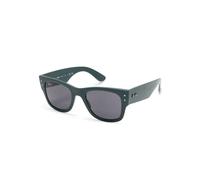 Ray - Ban Unisex Ray - Ban RB4840S 665787 Lunettes de soleil Jeter un coup d'œil Vert Gris Carré Normale