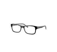 Ray-Ban Rb5268 Optics Monture Noir Sur Transparent Verres Transparents Polarisé 50-17