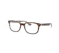 Ray - Ban Unisex Ray - Ban RX5375 5082 Montures optiques Acétate Marron Transparent Carré Normale