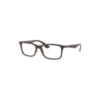 Ray-Ban Rb7047 Optics Monture Marron Verres Transparents Polarisé 54-17