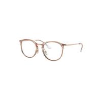 Ray-Ban Rb7140 Optics Monture Or Verres Transparents Polarisé 49-20