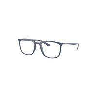Ray-Ban Rb7199 Optics Monture Bleu Verres Transparents Polarisé 54-18