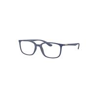 Ray-Ban Rb7208 Optics Monture Bleu Verres Transparents Polarisé 54-18