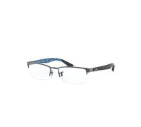 Ray-Ban Rb8412 Optics Monture Gris Verres Transparents 54-17