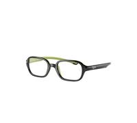 Ray-Ban Rb9074 Optics Kids Monture Noir Sur Vert Verres Transparents Polarisé 39-16