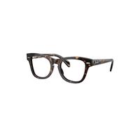 Ray-Ban Rb9707v Optics Kids Monture Havana Verres Transparents Polarisé 46-18