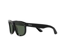 Ray-Ban Rbr0501s Boyfriend Reverse, Lunettes de Soleil Mixte, Noir/Vert foncé, 56 mm