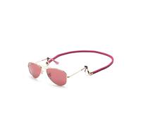 Ray - Ban Enfant Ray - Ban RJ9506S JUNIOR AVIATOR 223/B5 Lunettes de soleil Métal Or Rouge Pilote Normale Miroir