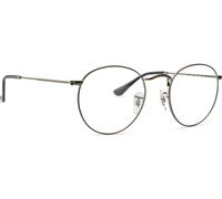 Ray - Ban Unisex Ray - Ban RX3447V ROUND METAL 2620 Montures optiques Métal Gris Transparent Ronde Normale
