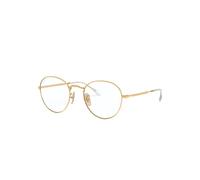 Ray-Ban Round Metal Optics Ii Monture Or Verres Transparents 49-20