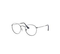 Ray-Ban Round Metal Optics Monture Gunmetal Verres Transparents 50-21