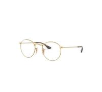 Ray-Ban Round Metal Optics Monture Or Verres Transparents 47-21