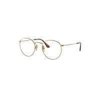 Ray-Ban Round Titanium Optics Monture Or Verres Transparents 47-21