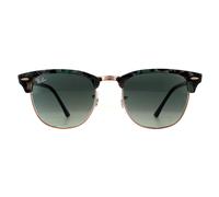 Ray-Ban Soleil Clubmaster 3016 125571 Pointillé Gris Vert Foncé Gris Inclinaison
