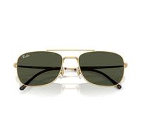 Ray-Ban - Square Metal Lunettes de soleil - unisex - Accessoires - Jaune - Taille: 59 MM