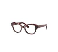 Ray-Ban State Street Optics Monture Écaille De Tortue Verres Transparents 46-20