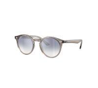 Ray-Ban Sunglass RB9064S Kids - Couleur du Monture: Transparent Gris, Couleur de Lentille: Incolore dégradé Bleu Effet miroir Argent