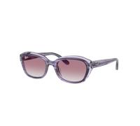 Ray-Ban Sunglass RB9081S Kids - Couleur du Monture: Violet rayé sur violet transparent, Couleur de Lentille: Violet dégradé Gris