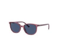 Ray-Ban Sunglass RB9097S Elliot Kids - Couleur du Monture: Rose transparent, Couleur de Lentille: Bleu foncé