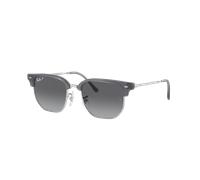 Ray-Ban Sunglass RB9116S New Clubmaster Kids - Couleur du Monture: Opale bleu sur argent, Couleur de Lentille: Gris Polarisé