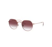 Ray-Ban Sunglass RB9565S Jack Kids - Couleur du Monture: Or Rose, Couleur de Lentille: Violet foncé dégradé