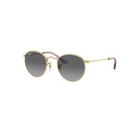 Ray-Ban Sunglass Round Kids - Couleur du Monture: Doré arista, Couleur de Lentille: Gris Polarisé