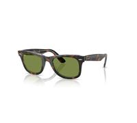 Ray - Ban Unisex Ray - Ban RB2140 WAYFARER 14134E Lunettes de soleil Acétate Tortue Vert Carré Normale