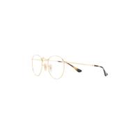 Ray - Ban Unisex Ray - Ban RX3447V ROUND METAL 2500 Montures optiques Métal Or Transparent Ronde Normale