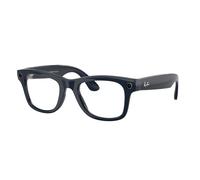 Ray - Ban Unisex Meta RW4012 Wayfarer 6628MF Lunettes de soleil Injecté Bleu Transparent Carré Transitions Photochromatique
