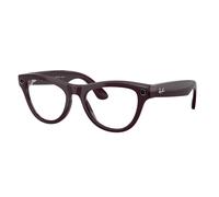 Ray - Ban Unisex Meta RW4014 Skyler 6701CH Lunettes de soleil Injecté Violet Transparent Géométrique Transitions Photochromatique