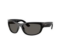 Ray - Ban Unisex Ray - Ban A$AP ROCKY RB2289 MEGA BALORAMA 6826J5 Lunettes de soleil Acétate Noir Pillow Normale