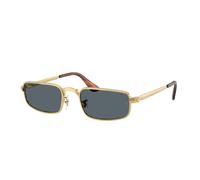 Ray - Ban Unisex Ray - Ban A$AP Rocky RB3927 001/R5 Lunettes de soleil Métal Or Bleu Pillow Normale