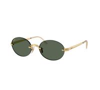 Ray - Ban Unisex Ray - Ban A$AP Rocky RB3929 001/71 Lunettes de soleil Métal Or Vert Ronde Normale