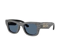 Ray - Ban Unisex Ray - Ban A$AP Rocky RB4940BP WAYFARER PUFFER 686580 Lunettes de soleil Nylon Noir Bleu Carré Normale