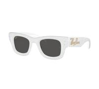 Ray - Ban Unisex Ray - Ban A$AP ROCKY RB4940BP WAYFARER PUFFER 686687 Lunettes de soleil Nylon Blanc Carré Normale