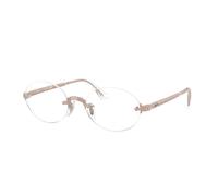 Ray - Ban Unisex Ray - Ban A$AP Rocky RX3929V 3207 Montures optiques Métal Rose Transparent Carré Normale