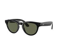 Ray-Ban Unisex Ray-Ban Meta (Gen 1) Headliner - Couleur du Monture: Noir, Couleur de Lentille: Vert G-15 polarisé