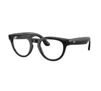 Ray-Ban Unisex Ray-Ban Meta Low Bridge Fit Headliner - Couleur du Monture: Noir, Couleur de Lentille: Incolore/Saphir