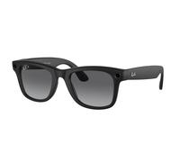 Ray - Ban Unisex Meta RW4008 Wayfarer 601ST3 Lunettes de soleil Injecté Noir Gris Carré Polarisé Ombré