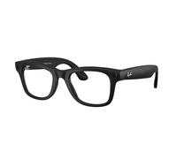 Ray - Ban Unisex Ray - Ban Meta RW4012 Wayfarer 601SSB - GEN 2 Montures optiques Injecté Noir Transparent Carré Anti-lumière bleue Antireflet