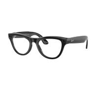 META Ray-Ban Lunettes connectées Skyler Noir brillant Transitions® Bleu Céruléen