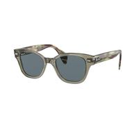 Ray - Ban Unisex Ray - Ban RB0880S 66353R Lunettes de soleil Acétate Vert Bleu Carré Polarisé
