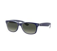 Ray - Ban Unisex Ray - Ban RB2132 NEW WAYFARER 605371 Lunettes de soleil Nylon Bleu Gris Carré Normale