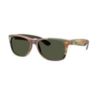 Ray - Ban Unisex Ray - Ban RB2132 NEW WAYFARER 682331 Lunettes de soleil Nylon Vert Vert Carré Normale