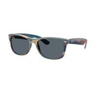 Ray - Ban Unisex Ray - Ban RB2132 NEW WAYFARER 6824R5 Lunettes de soleil Nylon Bleu Bleu Carré Normale