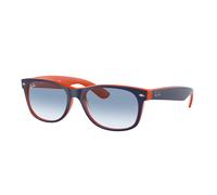 Ray - Ban Unisex Ray - Ban RB2132 NEW WAYFARER 789/3F Lunettes de soleil Injecté Bleu Bleu Carré Normale Ombré
