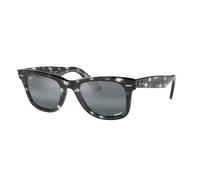 Ray - Ban Unisex Ray - Ban RB2140 WAYFARER 1333G6 Lunettes de soleil Acétate Tortue Argent Carré Polarisé Ombré
